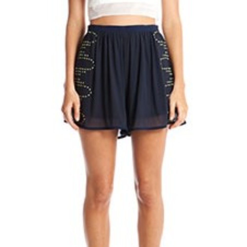 Elliatt “Skyline” Embroidered Mesh Shorts